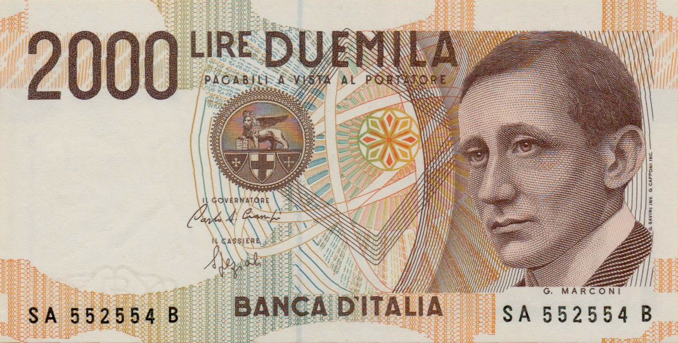 Italy 2000 1990 UNC P-115